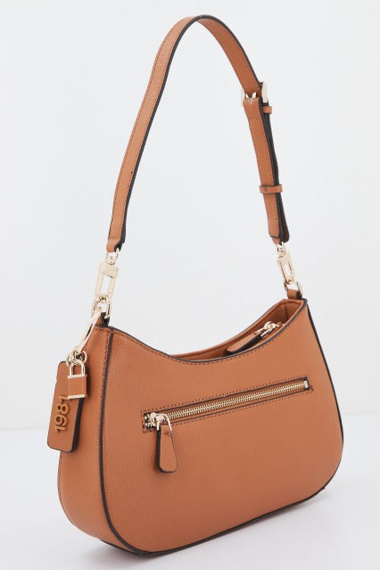 GUESS NOELLE TOP ZIP en color MARRON  (2)