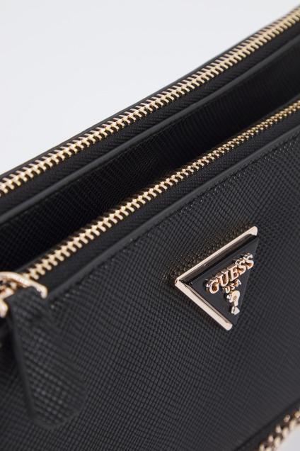 GUESS NOELLE DBL POUCH en color NEGRO (3)