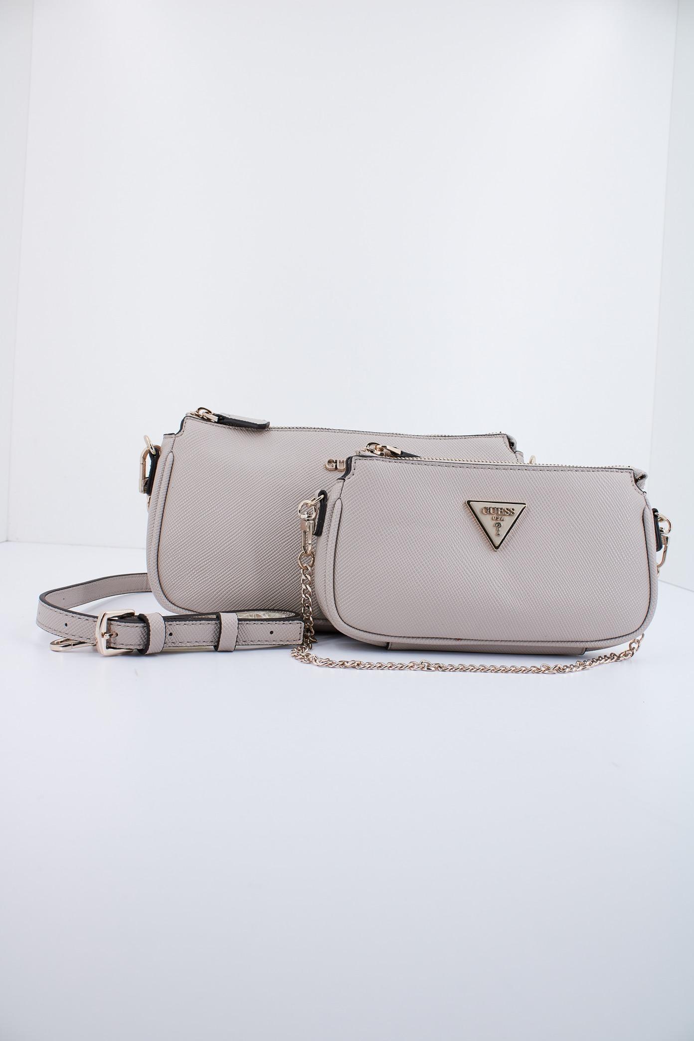 GUESS NOELLE DBL POUCH en color GRIS (1)