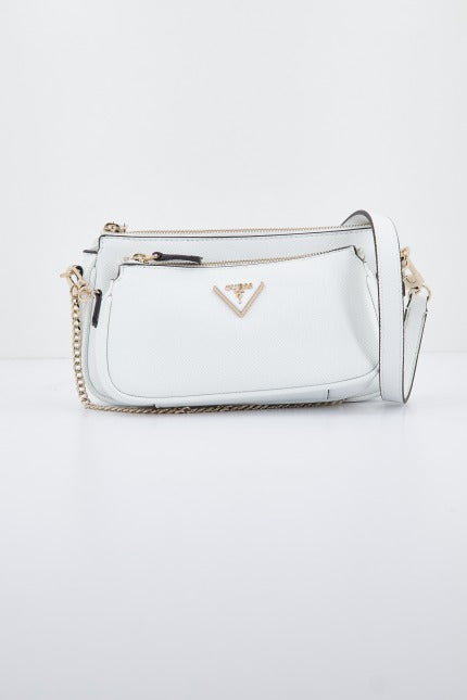 GUESS NOELLE DBL POUCH en color BLANCO (1)
