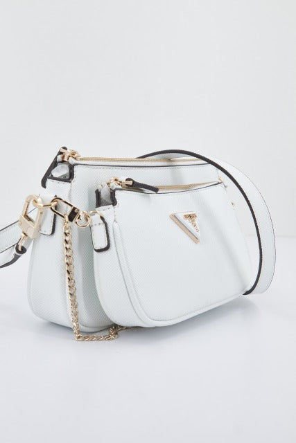 GUESS NOELLE DBL POUCH en color BLANCO (2)