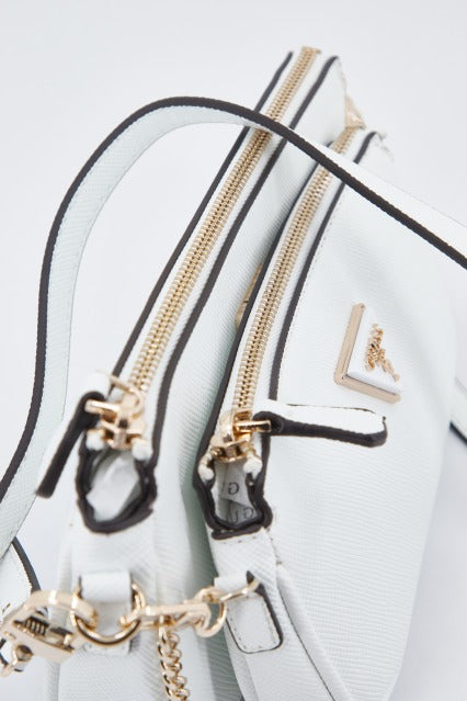 GUESS NOELLE DBL POUCH en color BLANCO (4)