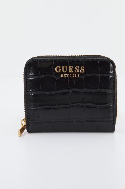 GUESS SWCX LAUREL SLG SMALL ZIP en color NEGRO (1)