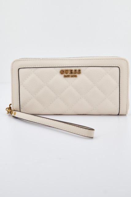 GUESS SWQB ABEY SLG LARGE ZIP en color BEIS (1)