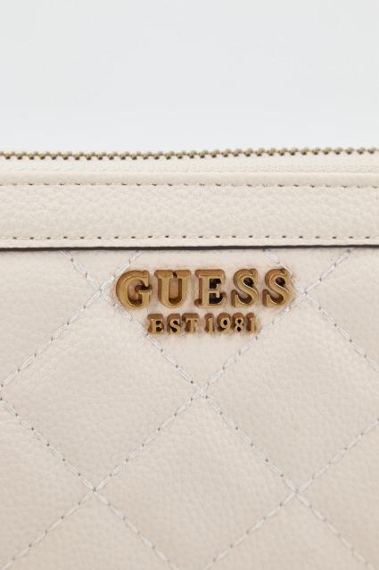 GUESS SWQB ABEY SLG LARGE ZIP en color BEIS (4)