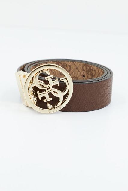 GUESS NOELLE REVERSIBLE BELT en color MARRON CLARO (3)