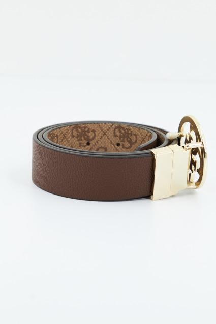 GUESS NOELLE REVERSIBLE BELT en color MARRON CLARO (4)