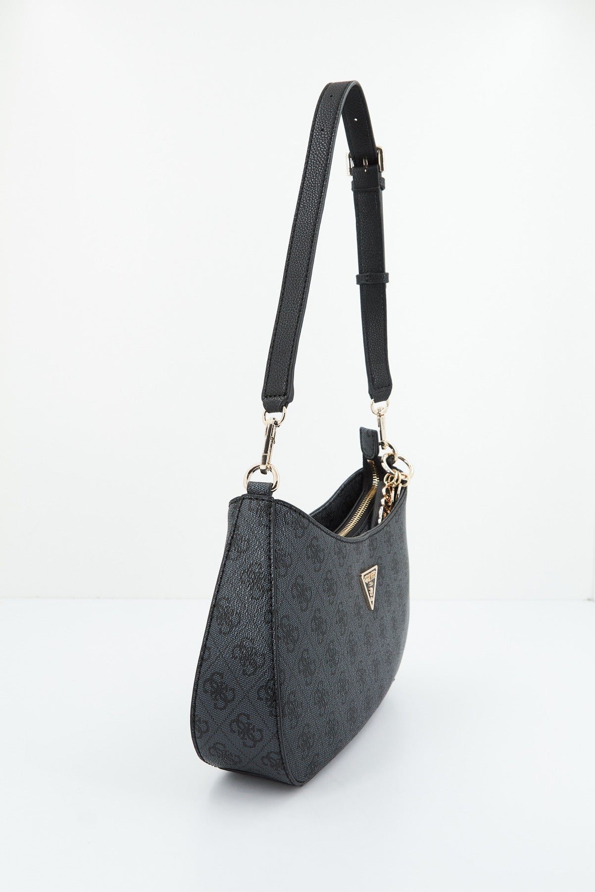 GUESS NOELLE TOP ZIP BAG en color GRIS (3)