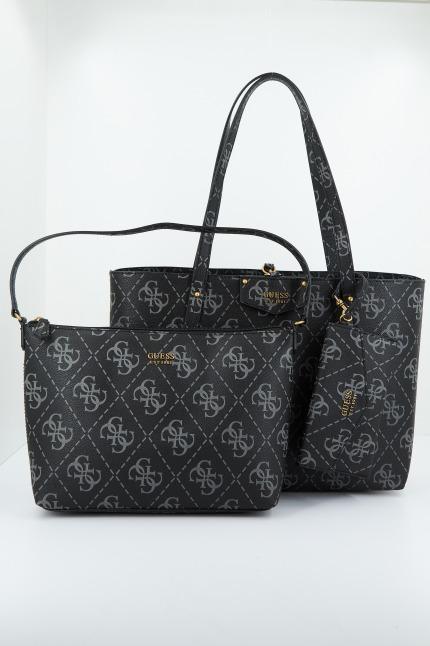 GUESS ECO BRENTON BUCKET en color NEGRO (1)