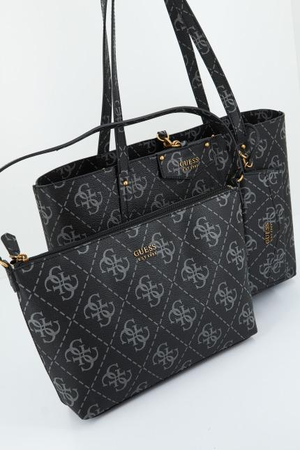 GUESS ECO BRENTON BUCKET en color NEGRO (3)