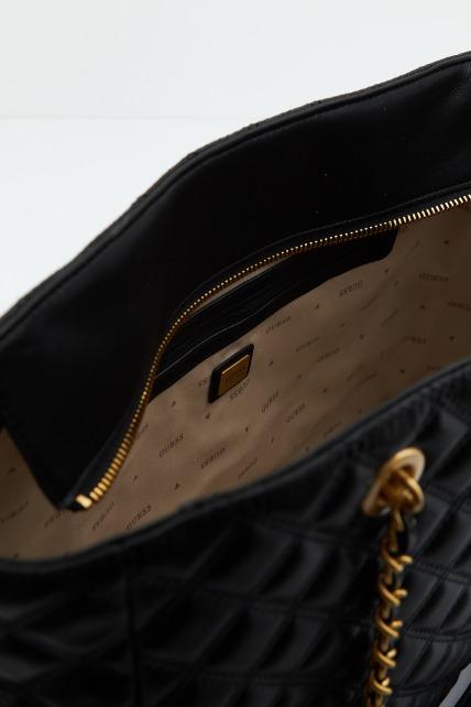 GUESS GIULLY TOTE en color NEGRO (4)