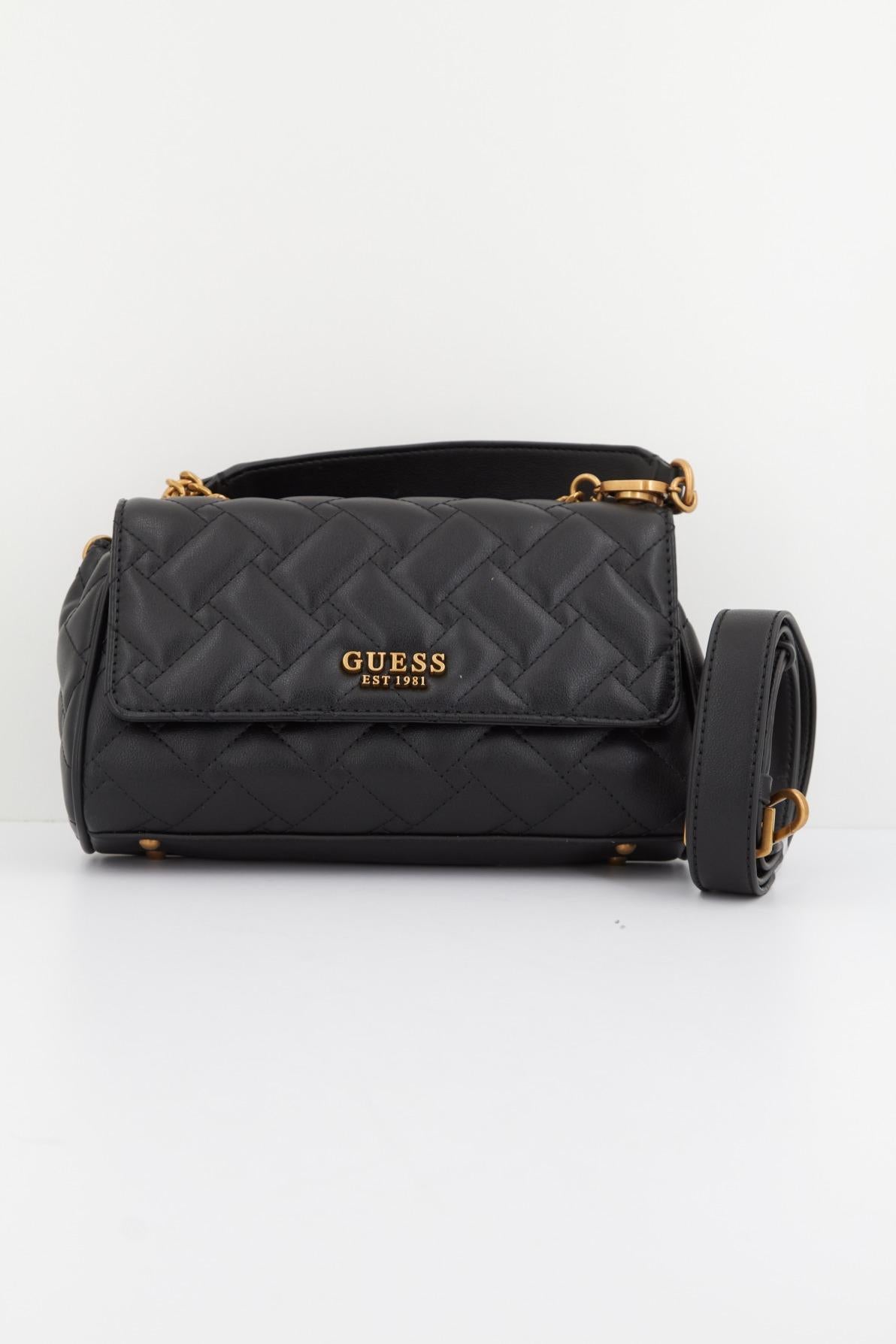 GUESS GRACELYNN FLAP CROSSBO en color NEGRO (1)