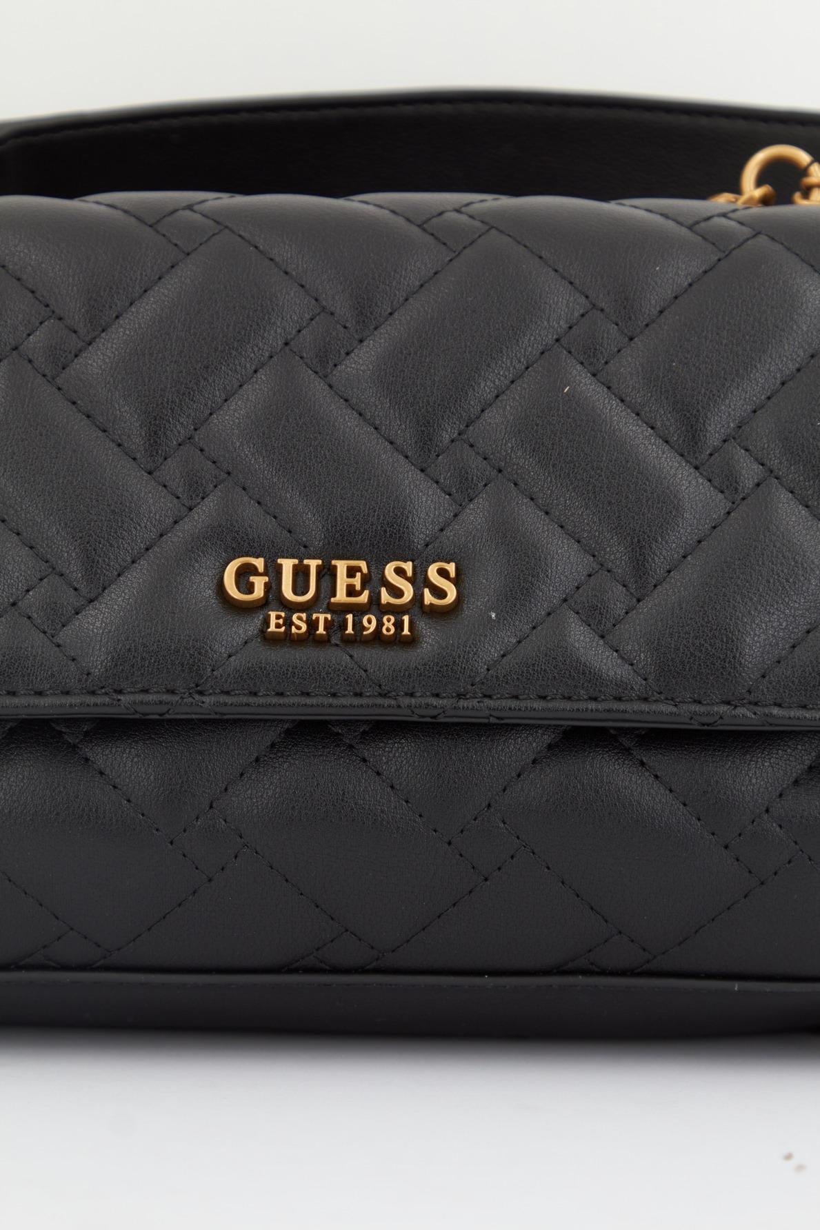 GUESS GRACELYNN FLAP CROSSBO en color NEGRO (4)