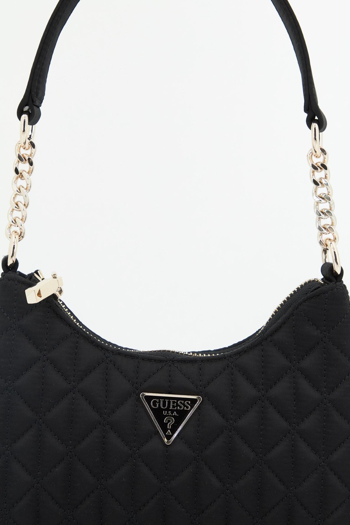 GUESS VELINA MINI TOP ZIP en color NEGRO (4)