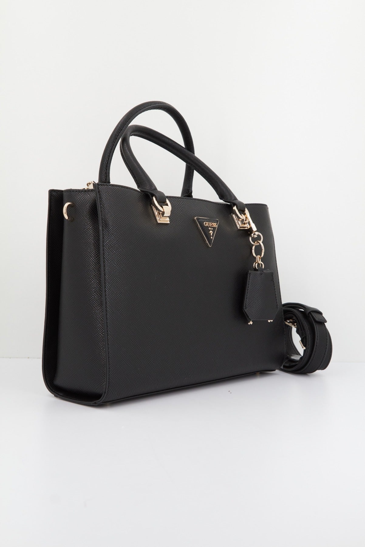 GUESS BRYNLEE HIGH CARRYALL en color NEGRO (1)