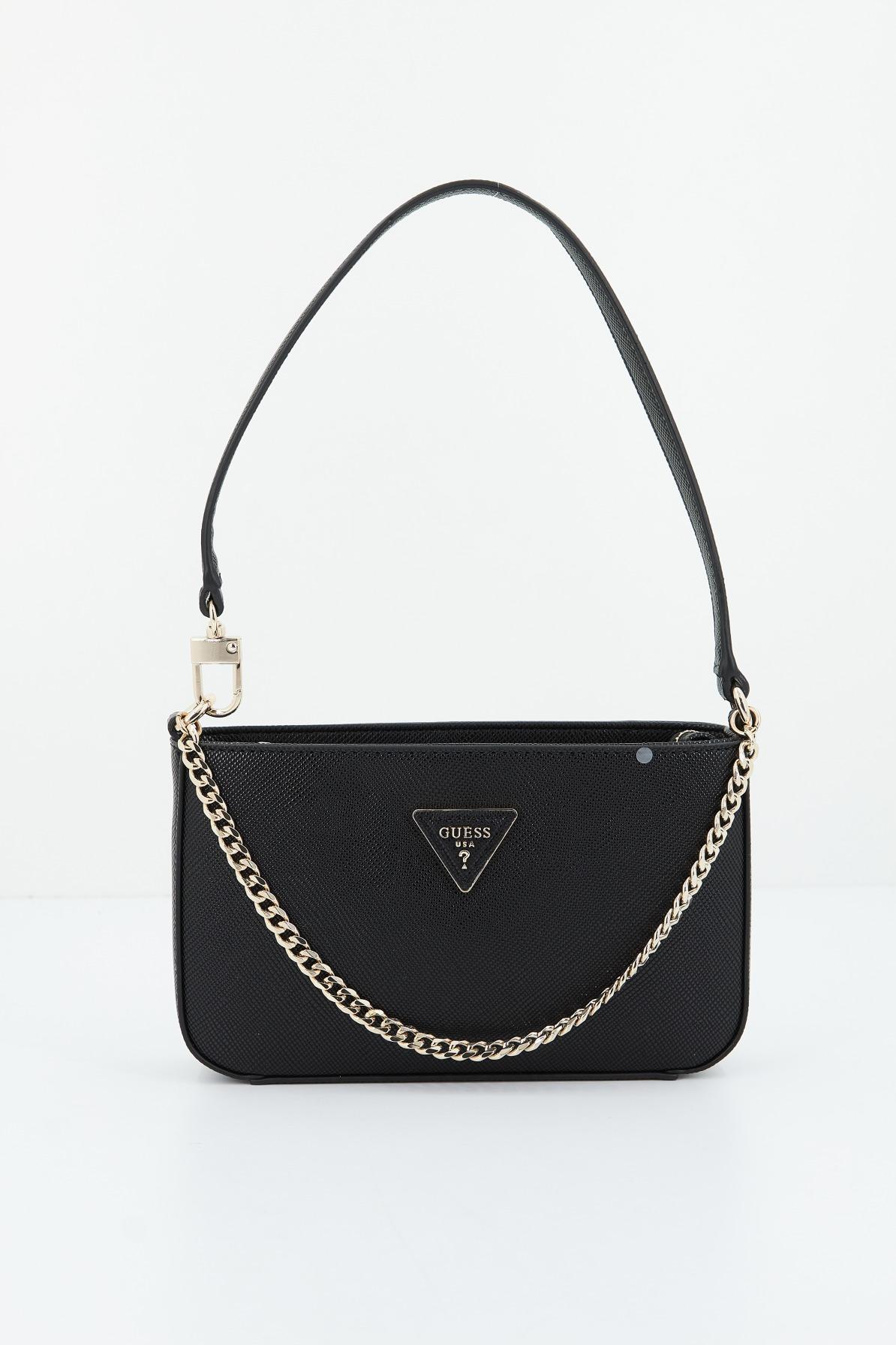 GUESS BRYNLEE MINI ZIP en color NEGRO (1)