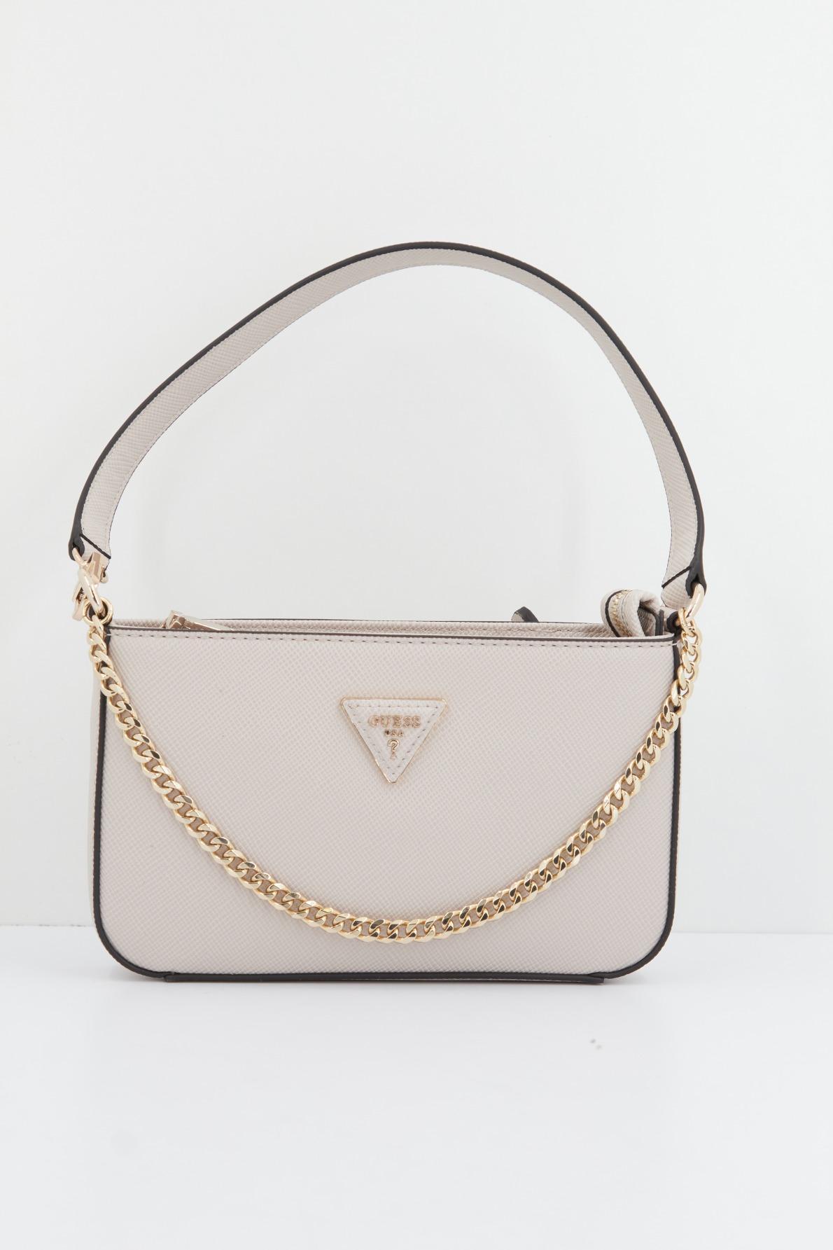 GUESS BRYNLEE MINI ZIP en color BEIS (1)