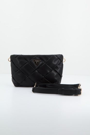 GUESS ZAINA CROSSBODY ZIP en color NEGRO (2)