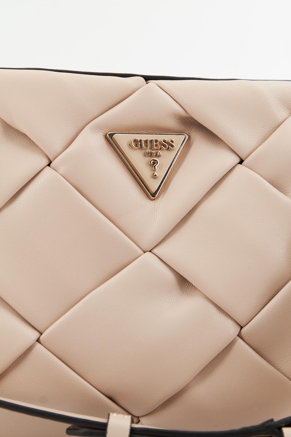 GUESS ZAINA CROSSBODY ZIP en color NUDE (4)