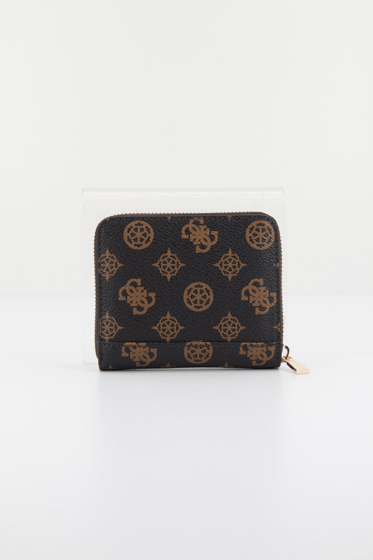 GUESS LAUREL SLG SMALL ZIP en color MARRON (1)