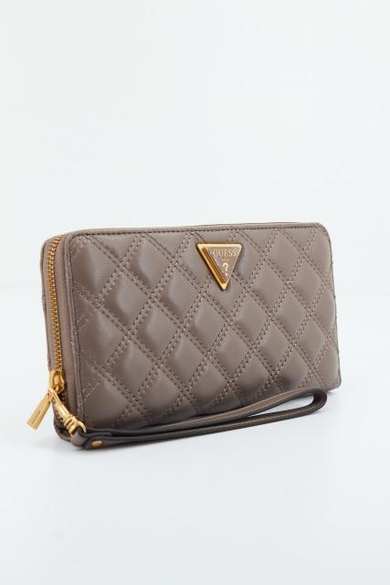 GUESS GIULLY SLG SMALL ZIP en color MARRON (2)