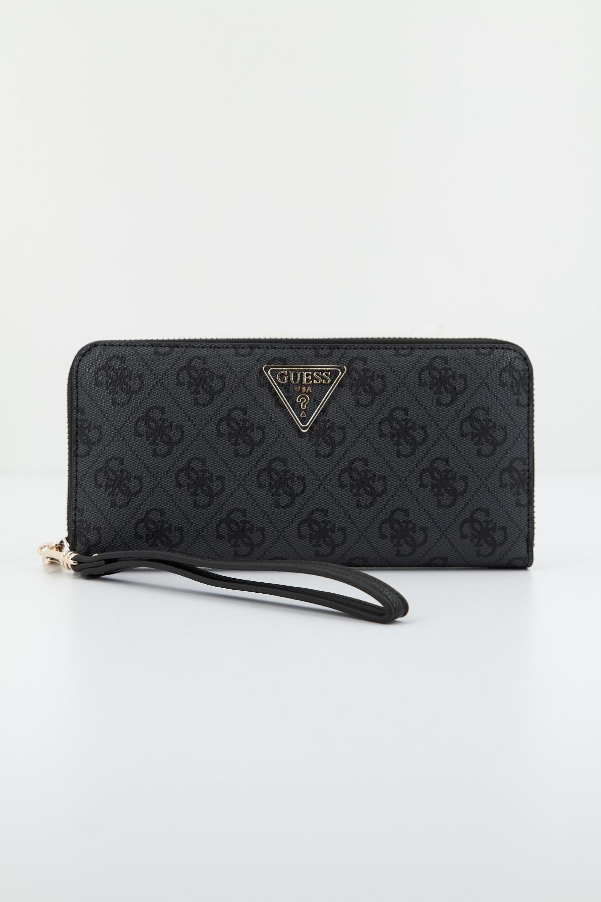 GUESS LAUREL SLG L ZIP en color GRIS (1)