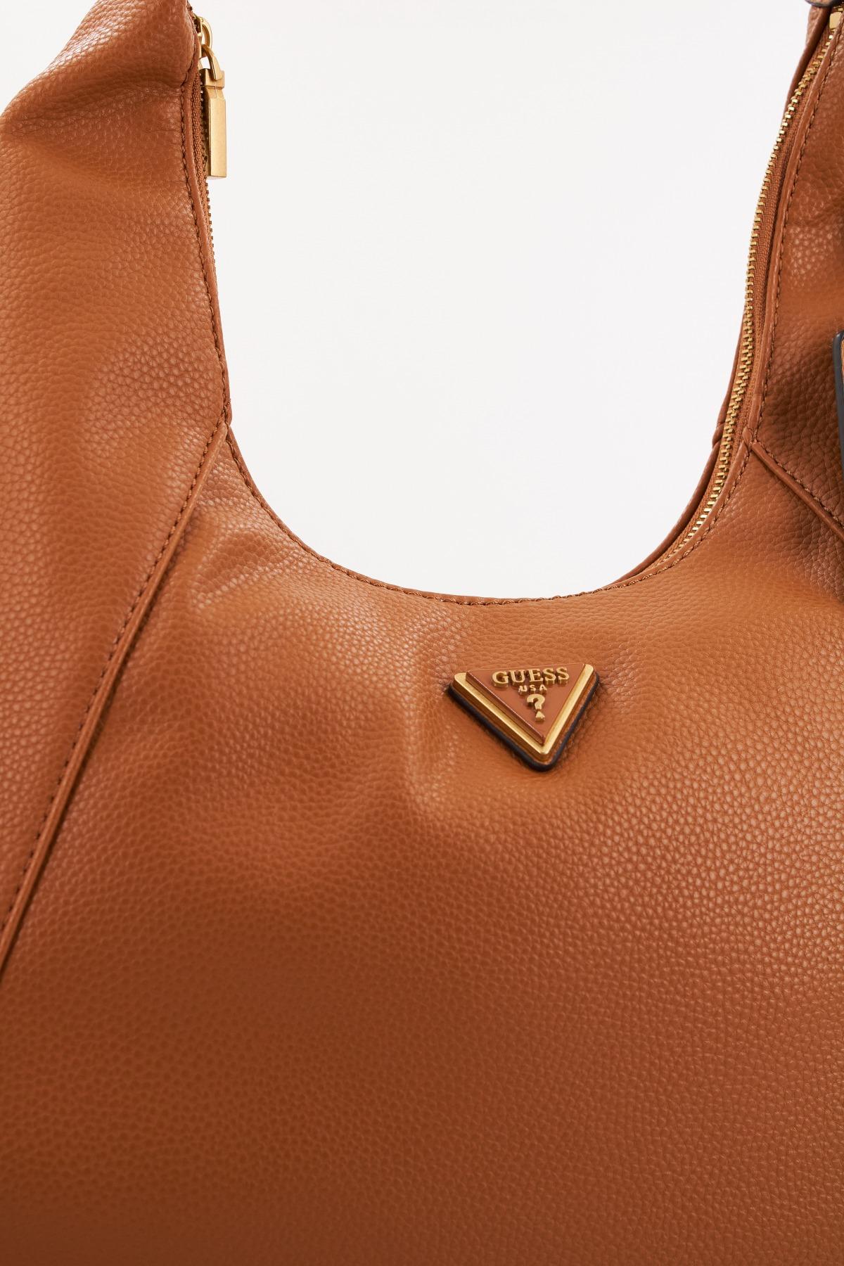 GUESS LARYN LARGE HOBO en color MARRON (4)