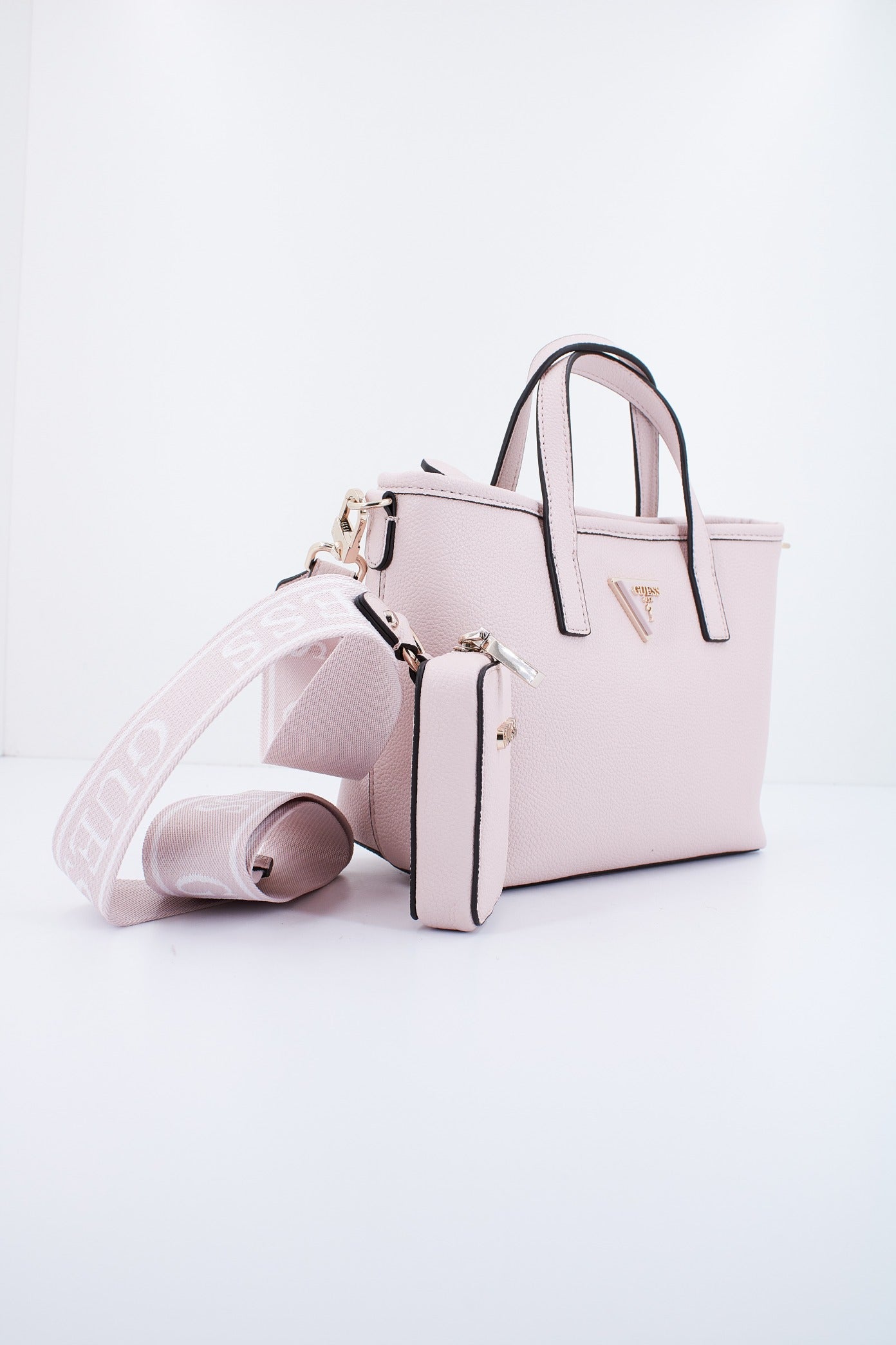 GUESS LATONA MINI TOTE en color ROSA (1)