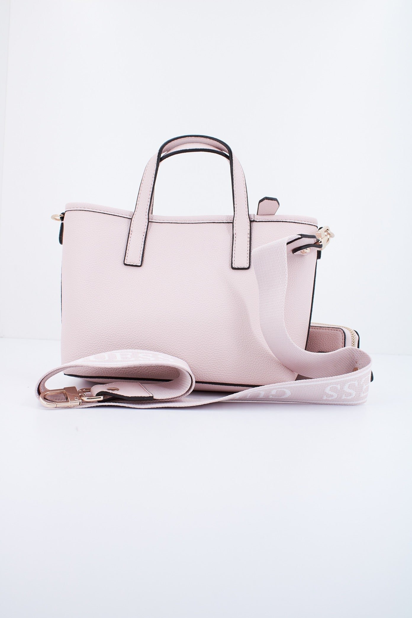 GUESS LATONA MINI TOTE en color ROSA (3)