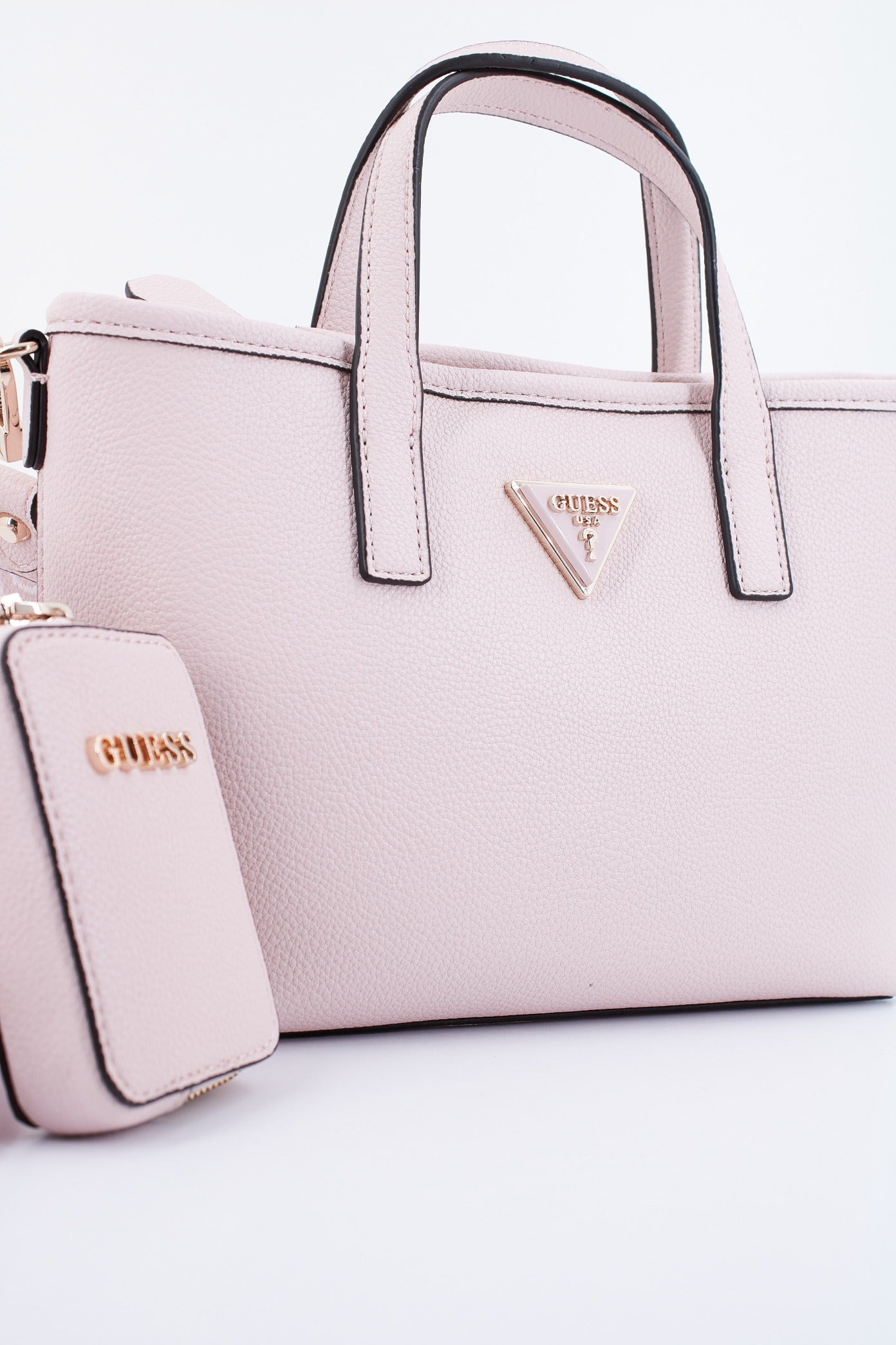 GUESS LATONA MINI TOTE en color ROSA (4)