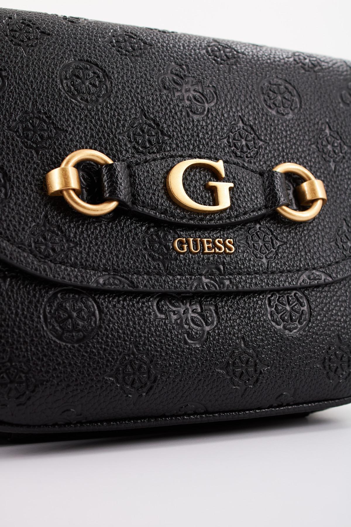 GUESS IZZY PEONY TRI FLAP en color NEGRO (4)