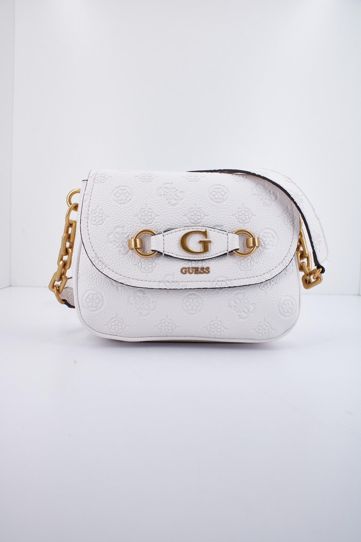 GUESS IZZY PEONY TRI FLAP en color BLANCO (1)