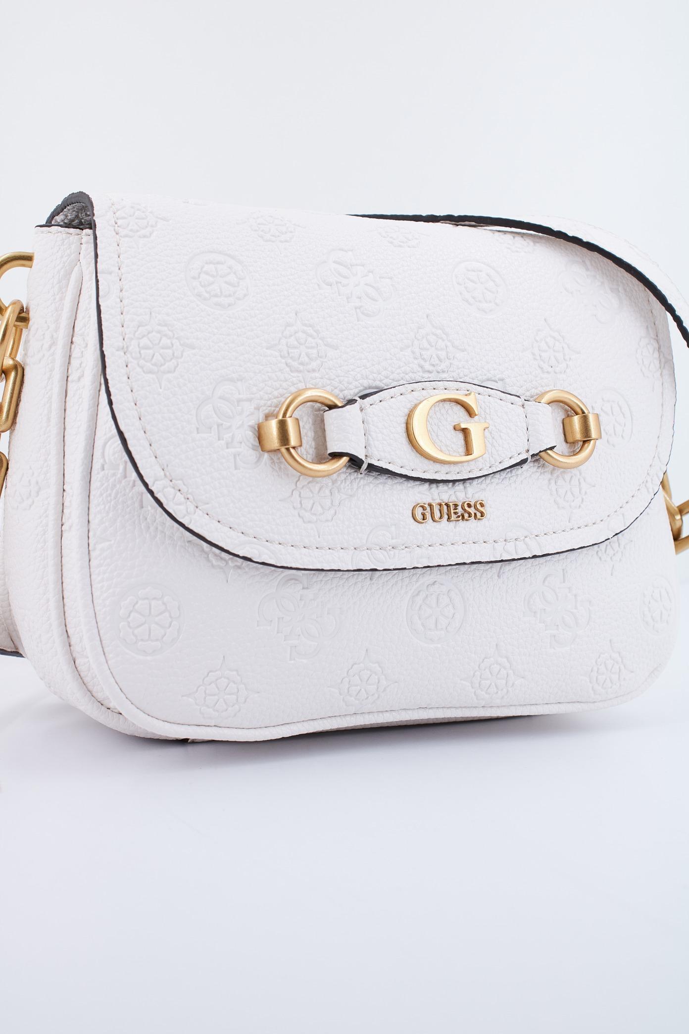 GUESS IZZY PEONY TRI FLAP en color BLANCO (4)