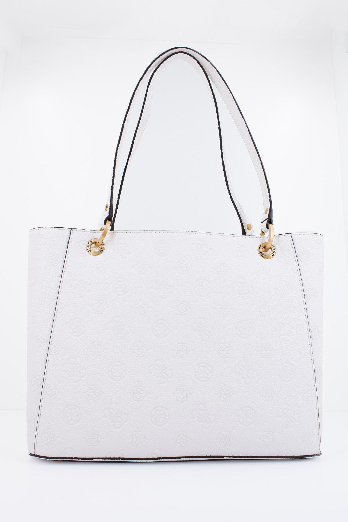 GUESS IZZY PEONY NOEL TOTE en color BLANCO (2)