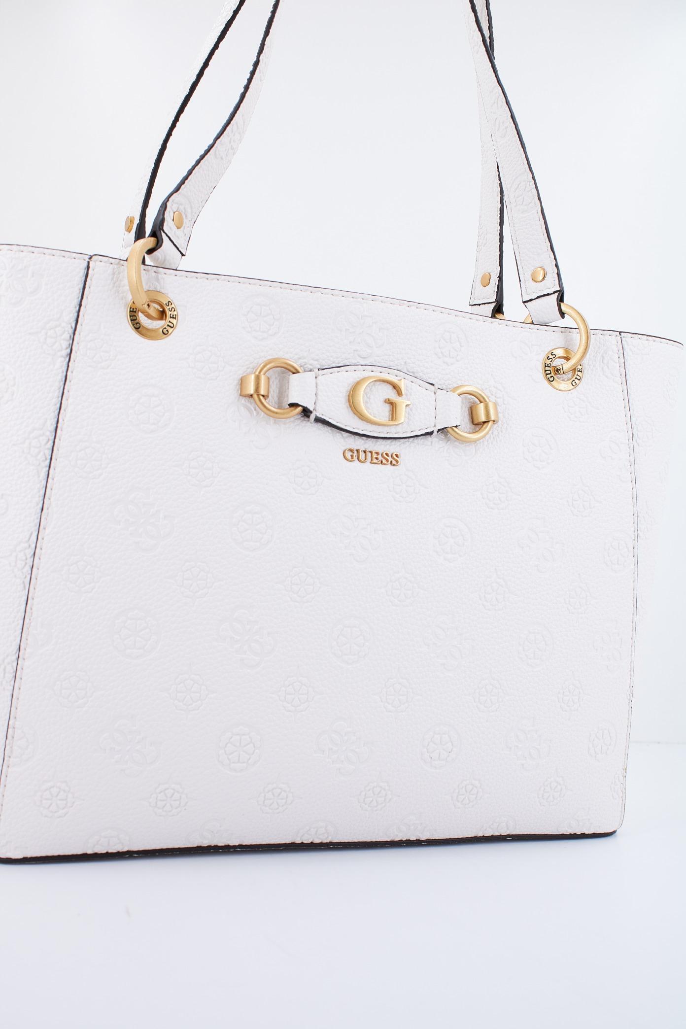 GUESS IZZY PEONY NOEL TOTE en color BLANCO (4)