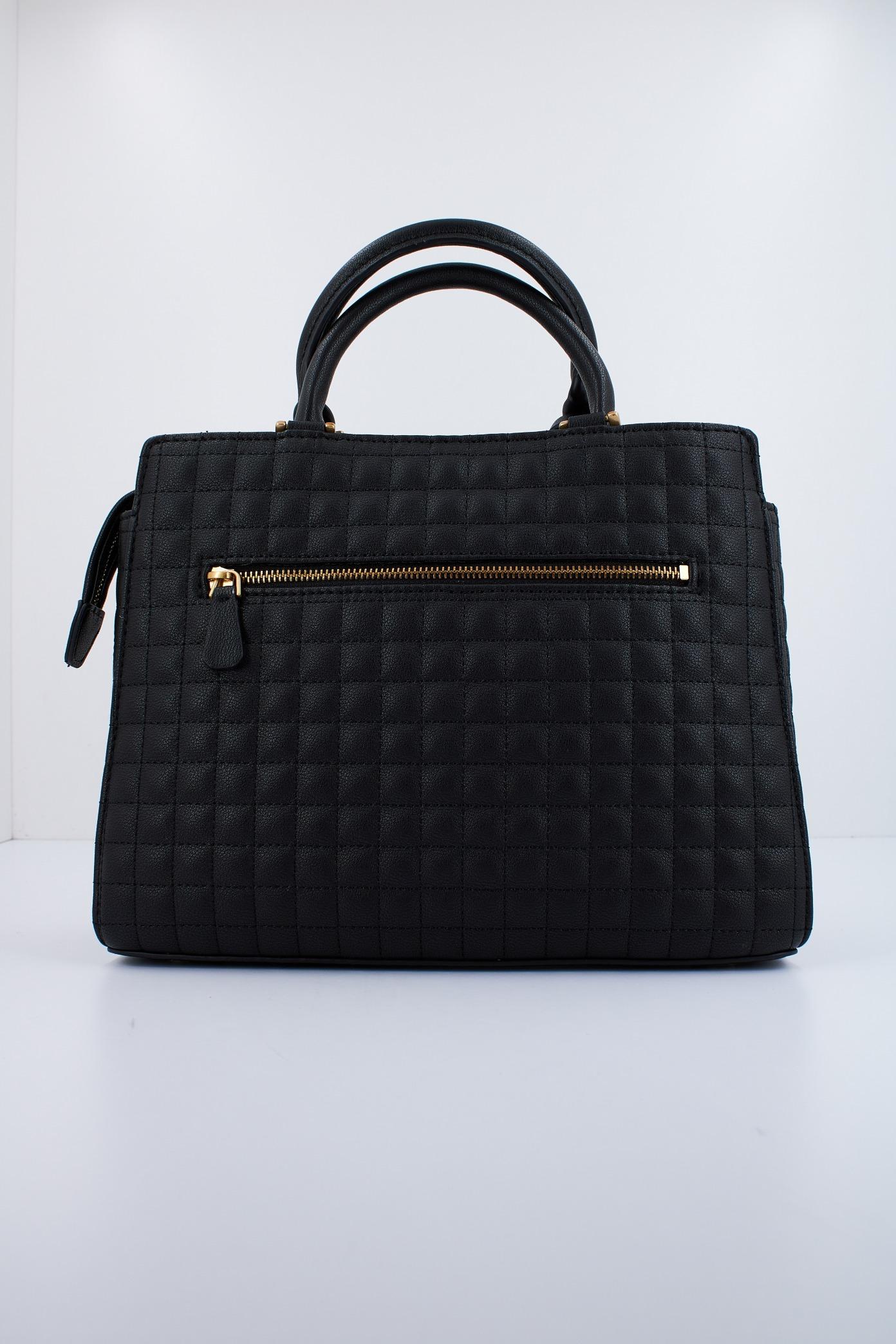 GUESS TIA LUXURY SATCHEL en color NEGRO (2)