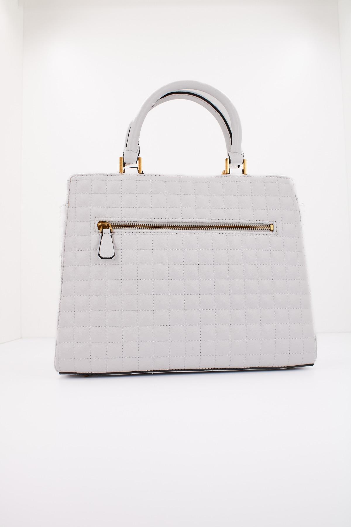 GUESS TIA LUXURY SATCHEL en color BLANCO (3)