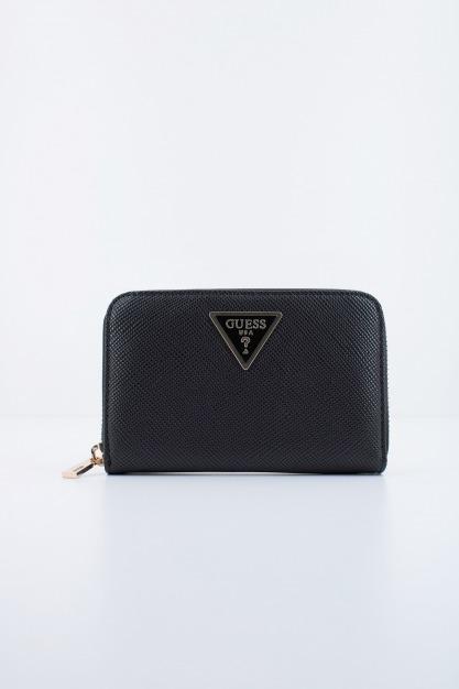 GUESS LAUREL SLG MEDIUM ZIP en color NEGRO (1)