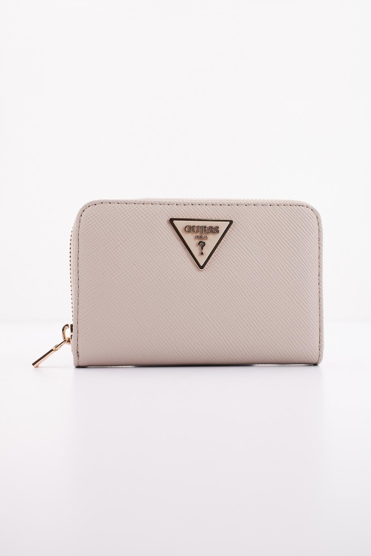 GUESS LAUREL SLG MEDIUM ZIP en color BEIS (1)