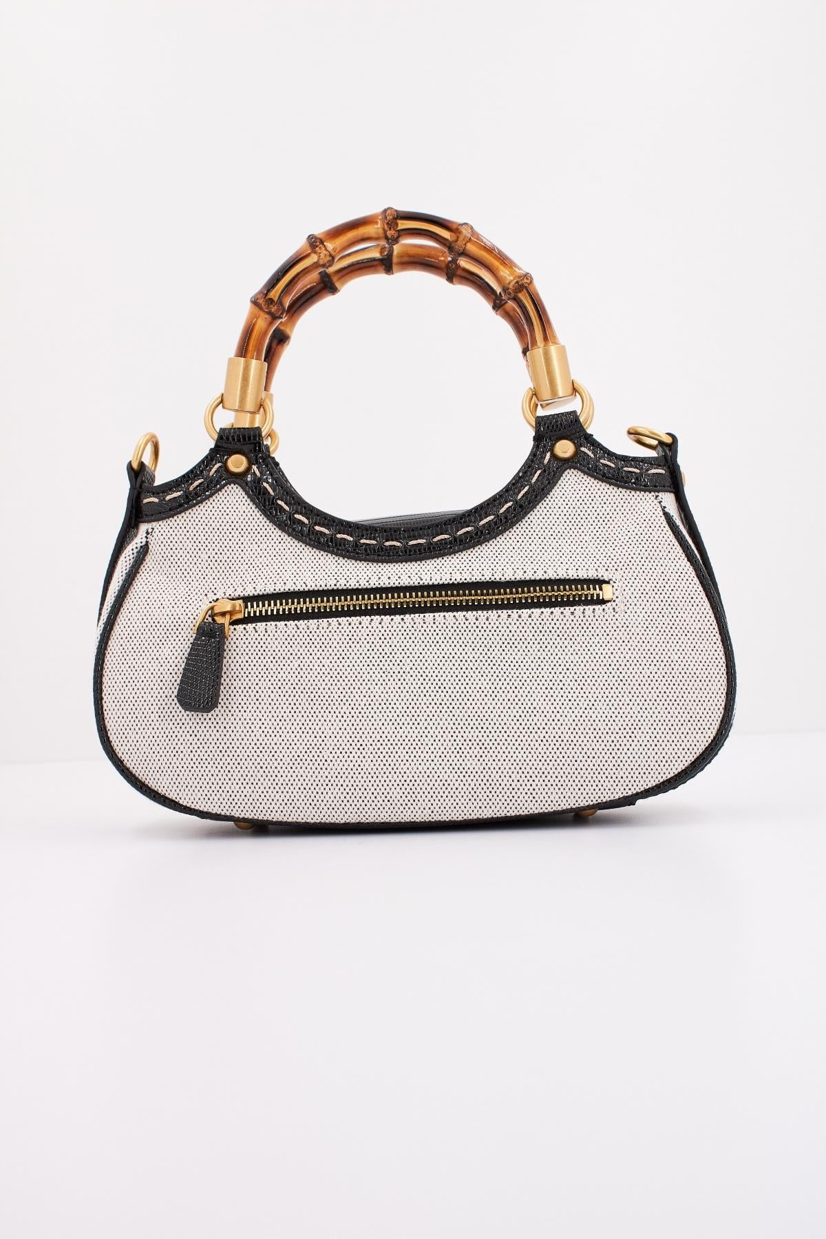 GUESS ZABRY MINI SATCHEL en color BEIS (3)