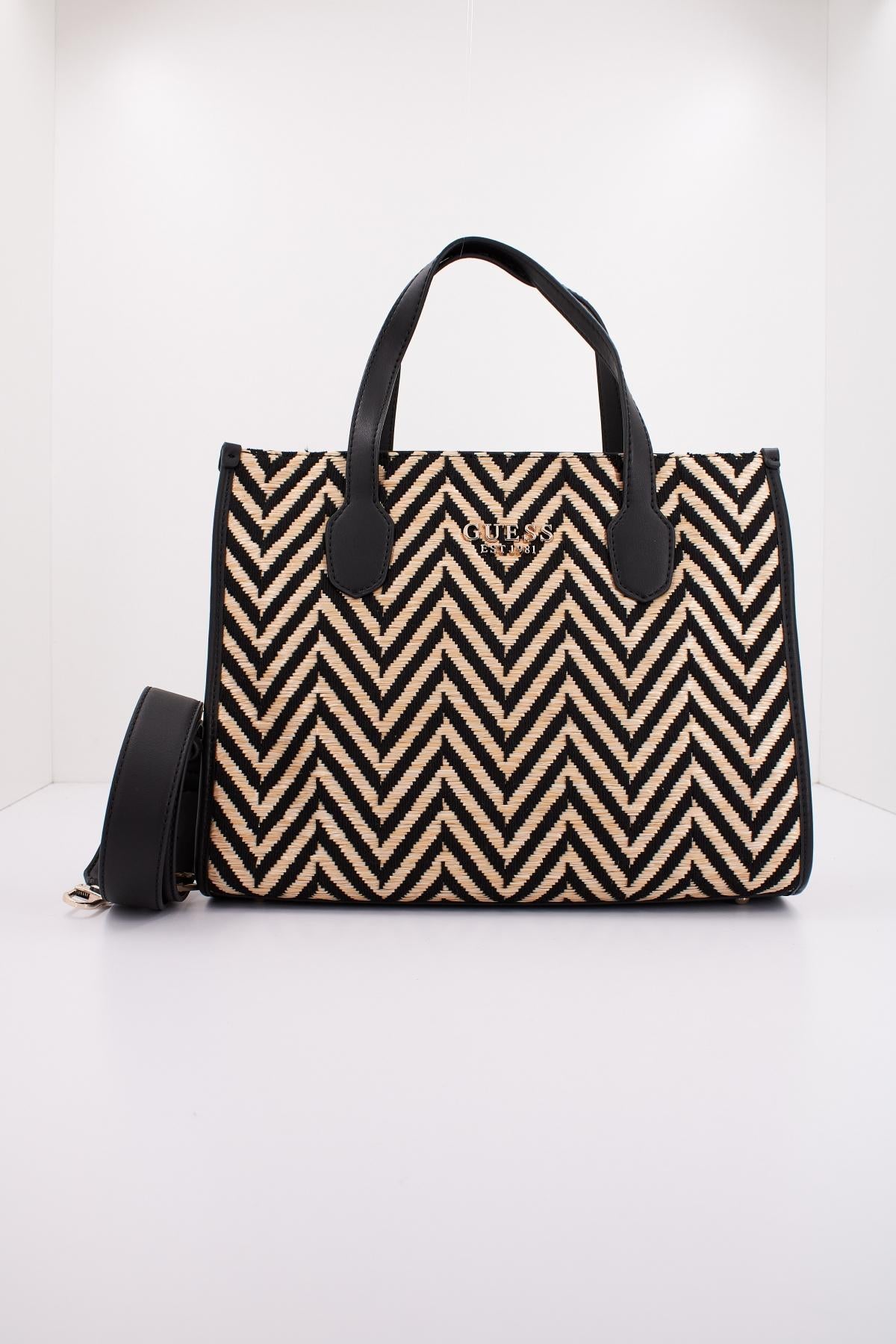 GUESS SILVANA COMPARTMENT en color NEGRO (1)