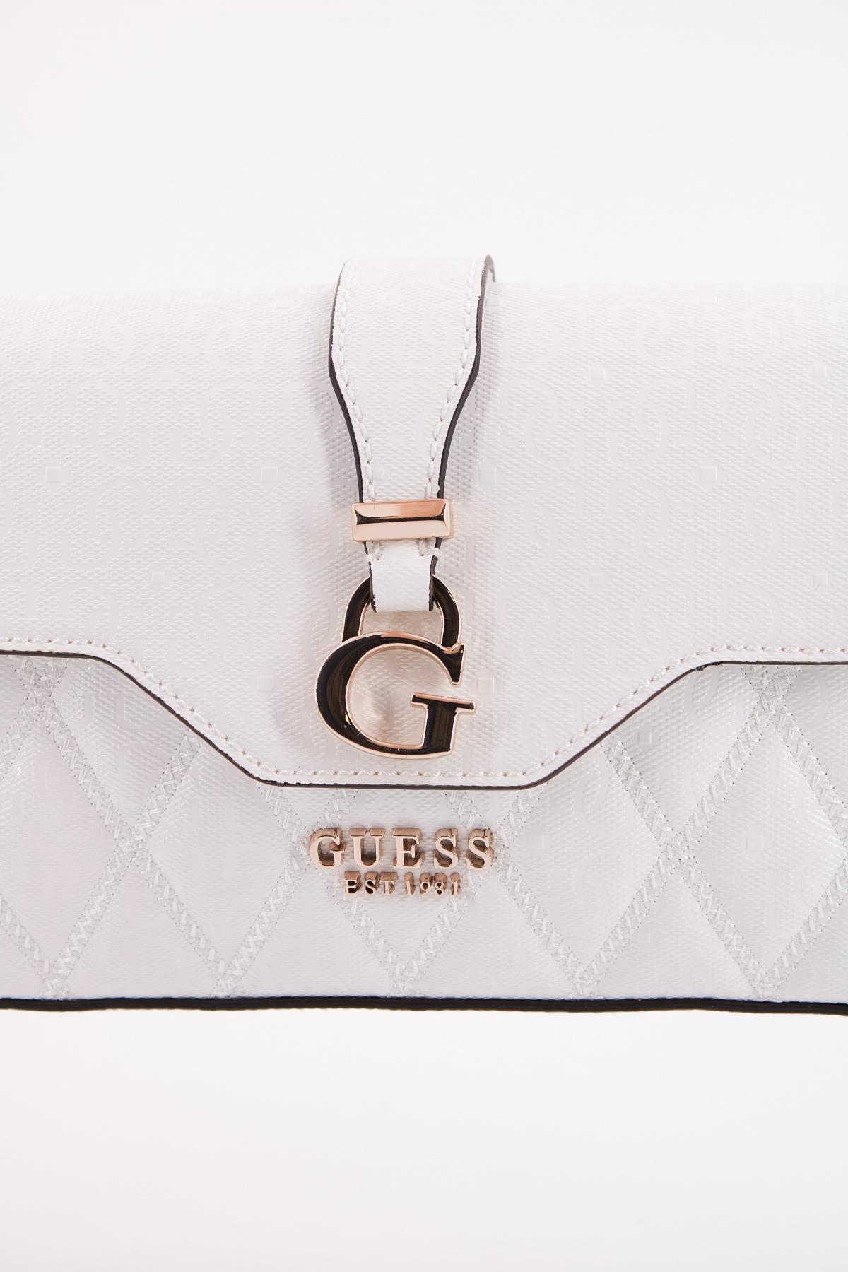 GUESS ADI FLAP SHOULDER en color BLANCO (4)