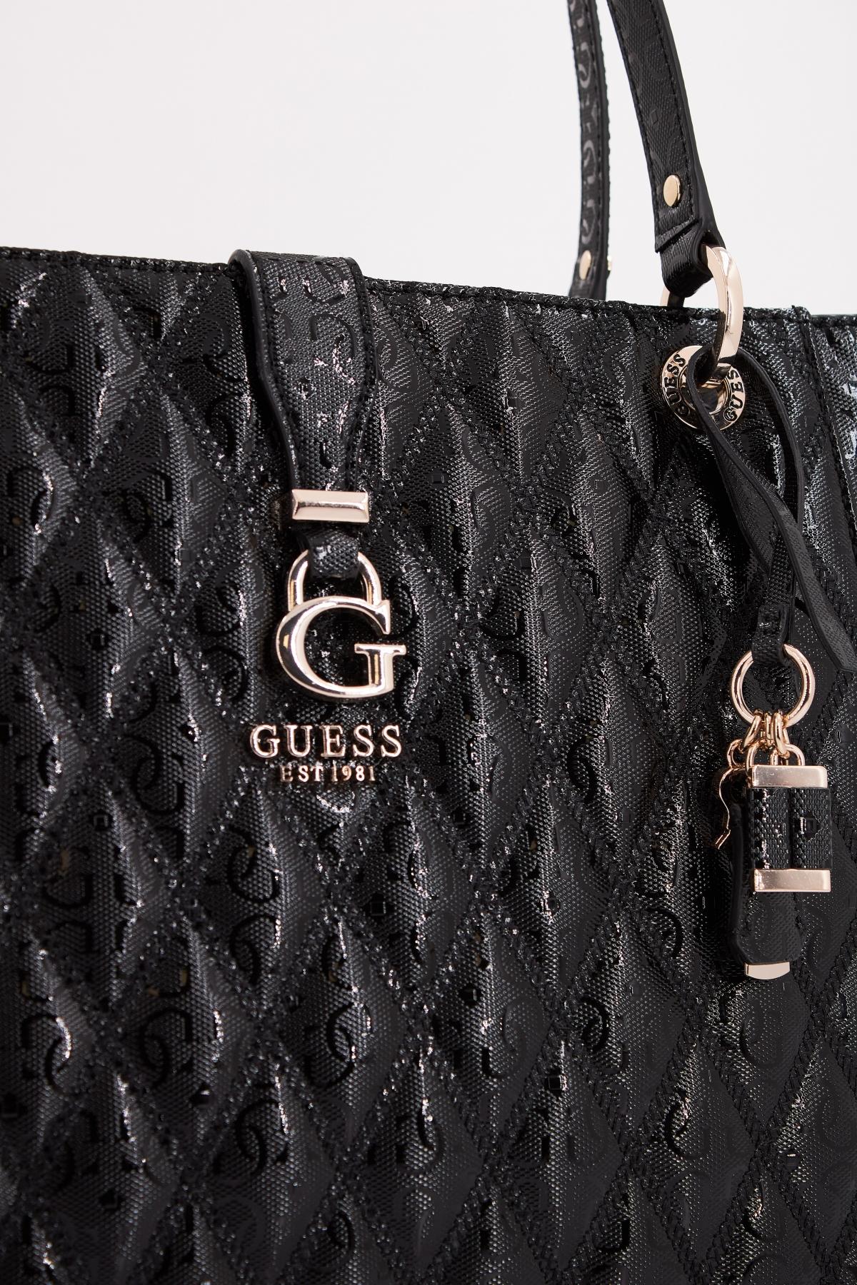 GUESS ADI NOEL TOTE en color NEGRO (4)
