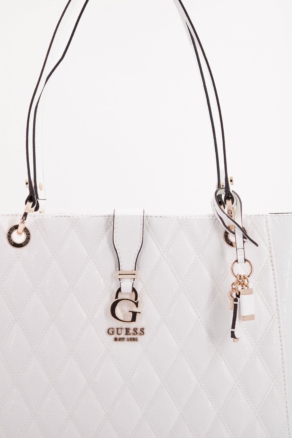 GUESS ADI NOEL TOTE en color BLANCO (4)
