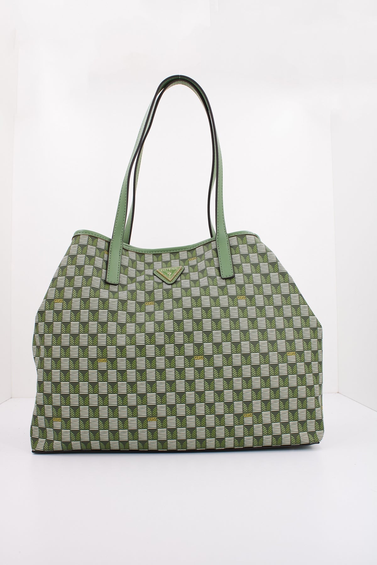 GUESS VIKKY II LARGE TOTE en color VERDE (2)