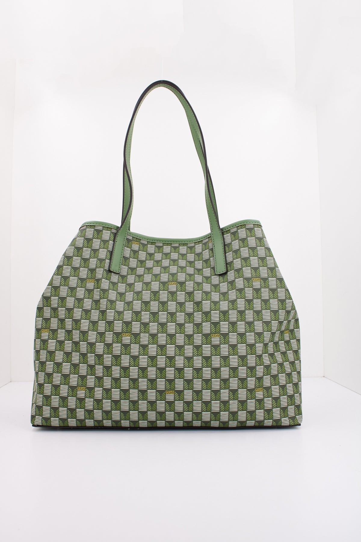 GUESS VIKKY II LARGE TOTE en color VERDE (3)