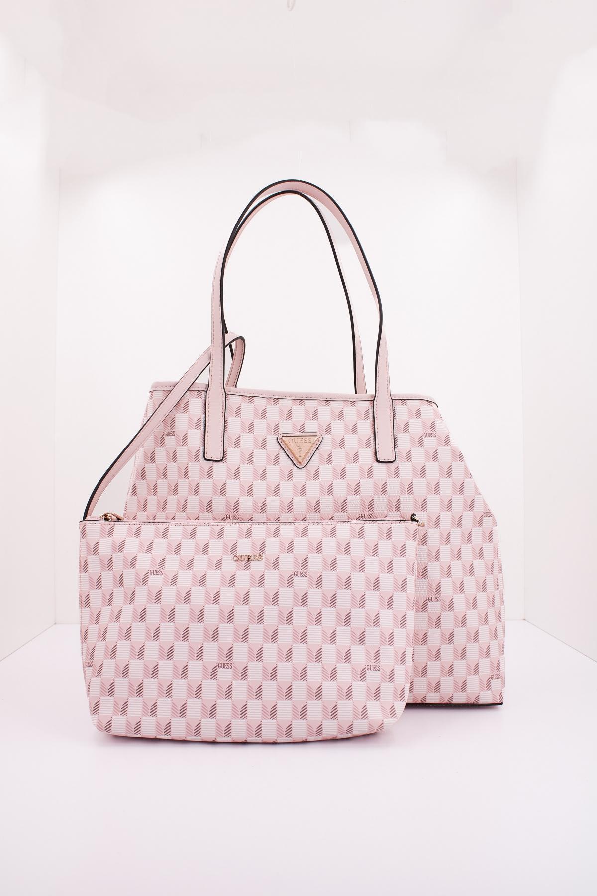GUESS VIKKY II LARGE TOTE en color ROSA (4)