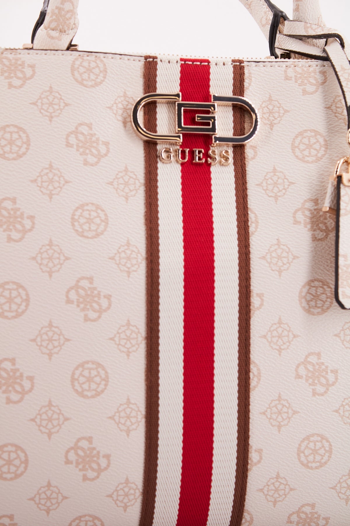 GUESS NELKA STATUS SATCHEL en color BLANCO (4)