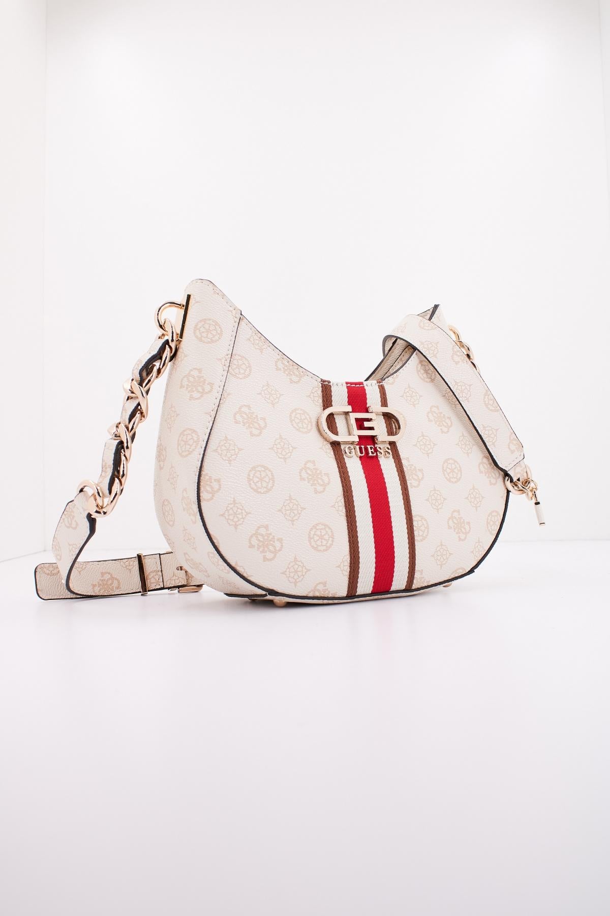 GUESS NELKA STATUS SATCHEL en color BLANCO (2)