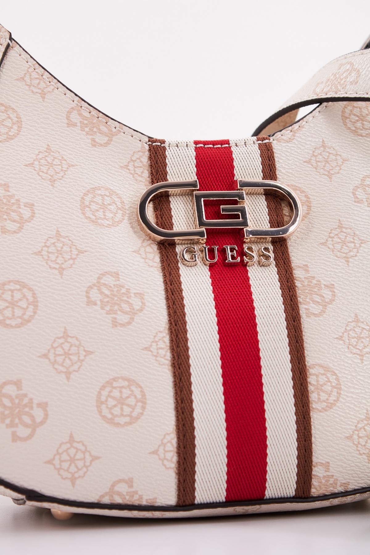 GUESS NELKA STATUS SATCHEL en color BLANCO (4)
